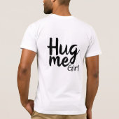 女の子を抱きしめて Tシャツ (裏面)