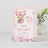 女の子を持って！共有ハッピーニュース性別の暴露 招待状 (スタンド正面)