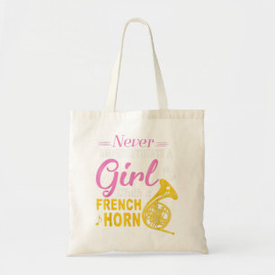 女の子を決して軽フランスのく見ない トートバッグ