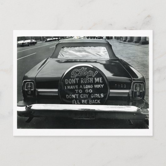 女の子を泣かないで–1 ポストカード (正面)