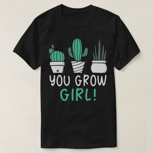 女の子を育てる Tシャツ (デザイン正面)