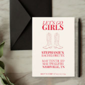 女の子を行こうバチェロレッテ 招待状