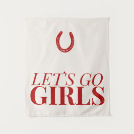 女の子を行こう タペストリー