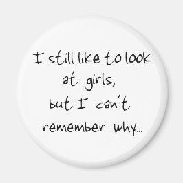 女の子を見るのはまだ好きだ マグネット