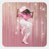 女の子を#1 スクエアシール (正面)