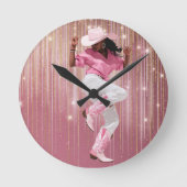 女の子を#1 ラウンド壁時計 (正面)