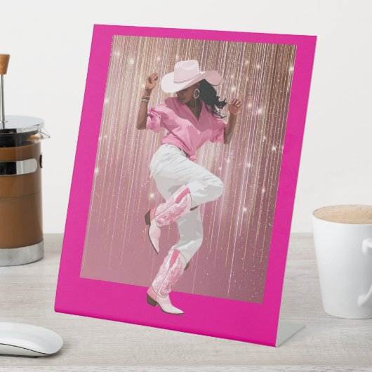 女の子を#1 台座サイン (インサイチュ)