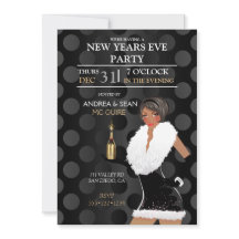 女の子アフリカ系アメリカ人の大晦日のファッションの