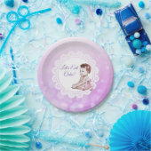 女の子アフリカ系アメリカ人の赤ちゃんシャワー ペーパープレート (パーティー)