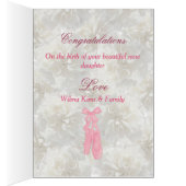 女の子アフロプフスベビーバレリーナ赤ちゃんシャワー (内側 (右))