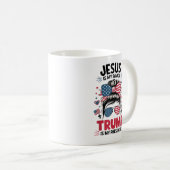 女の子イエス私の救い主クリスチャンのトランプ コーヒーマグカップ (正面右)