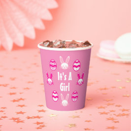 女の子イースターだ 紙コップ