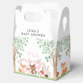 女の子ウッドランド・ベイビー・シャワー フェイバーボックス (オープン)