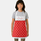 女の子エパーソナライズされたプロン エプロン (インサイチュ)