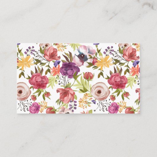 女の子オ鹿の赤ちゃんシャワーおむつラッフル エンクロージャーカード (裏面)