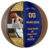 女の子カスタムの写真を印刷されたバスケットボール,文字 バスケットボール (縦)