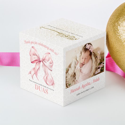 女の子ギフト写真だ フォトキューブ