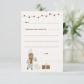 女の子クリスマスありがとうメモ、カードを入力 出欠カード (スタンド正面)