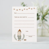 女の子クリスマスありがとうメモ、カードを入力 出欠カード (スタンド正面)