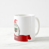 女の子グレーハムスタークリスマス コーヒーマグカップ (正面右)