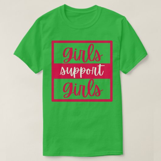 女の子サポート5 Tシャツ (デザイン正面)