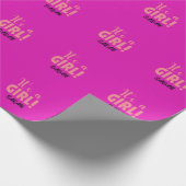 女の子サラだ ラッピングペーパー (角)