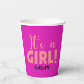 女の子サラだ 紙コップ (裏面)