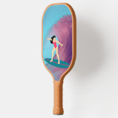 女の子サーフィンアットサンセット ピックルボールラケット (左)