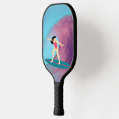 女の子サーフィンアットサンセット ピックルボールラケット (左)