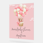 女の子シャワー アクリルサイン (傾斜)