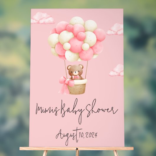 女の子シャワー アクリルサイン (ニュートラル)