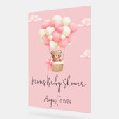 女の子シャワー アクリルサイン (傾斜)