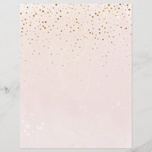 女の子シンプル象バルーン赤ちゃんシャワーメニュー (裏面)