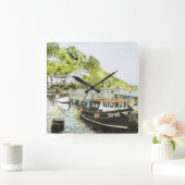 「女の子ジェーン」の時計 スクエア壁時計 (ホーム)