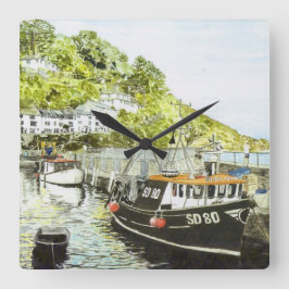 「女の子ジェーン」の時計 スクエア壁時計