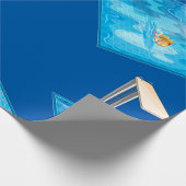 女の子スイミング ラッピングペーパー