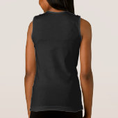 女の子スパゲティストラップタンク上部:渓谷のユリ Tシャツ (裏面)