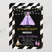 女の子スパスランバーパーティー 招待状 (正面/裏面)