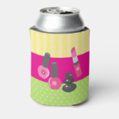 女の子スパバースデーパーティーゲストのお気に入り 缶クーラー (缶裏面)