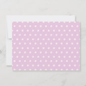 女の子スパパーティー誕生日パーティーの招待 招待状 (裏面)