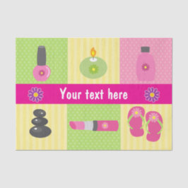 女の子スパ誕生日パーティー 薄葉紙