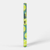 女の子スポーツテニスボールのパタモノグラムのーン SAMSUNG GALAXYケース (右側面)