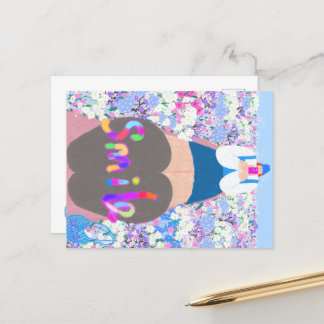 女の子スマイル シーズンポストカード