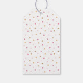 女の子ゾウの赤ちゃん感謝していシャワーあなた ギフトタグ (裏面)