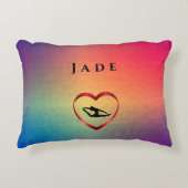 女の子タンブル体操カスタム体操枕 アクセントクッション (正面)