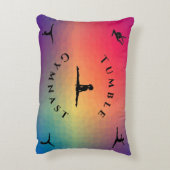 女の子タンブル体操カスタム体操枕 アクセントクッション (裏面(縦))