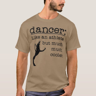 女の子ダンサーのジャズダンスギフトライクアスリート Tシャツ