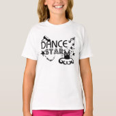 女の子ダンススター Tシャツ (正面)