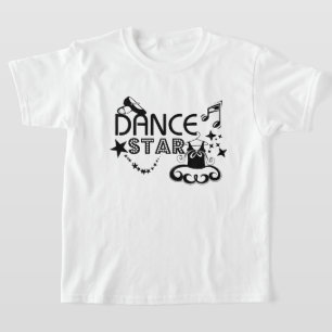女の子ダンススター Tシャツ
