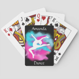 女の子ダンスリープピンクブルーカラー爆弾と名前 トランプ